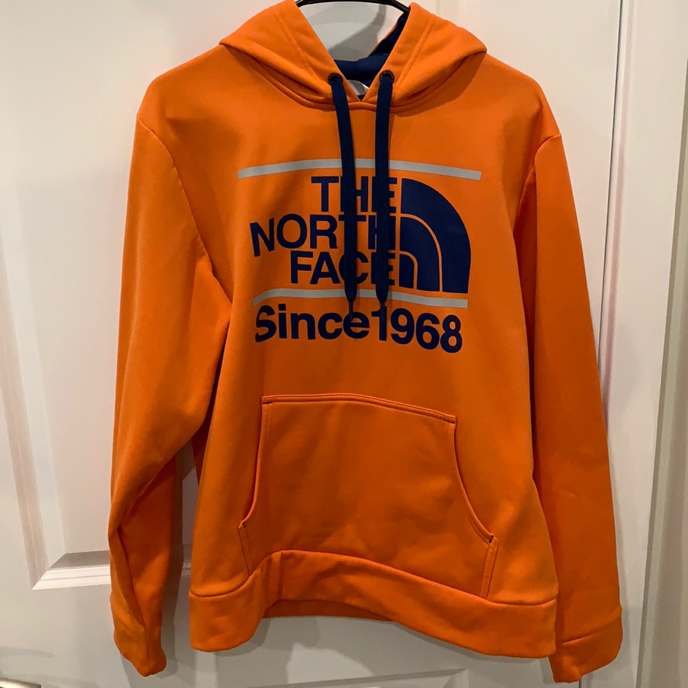Medium Orange The North Face (TNF) hoodie